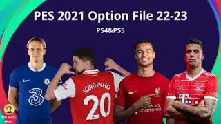 PES 2021 Option File 22-23 PS4 & PS5