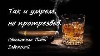 Так и умрем, не протрезвев. Святитель Тихон Задонский.