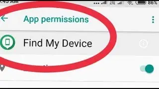 Fix Find My Device Problem Solve || Permission Allow find My Device in Xiaomi Redmi Note 5 Pro