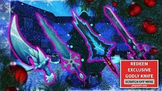 GETTING ALL MM2 CHRISTMAS GODLYS! + FREE GODLY KNIFE CODE