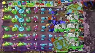 Plants vs. Zombies Garden Warfare - Melon-pult & Repeater Vs All 99999 ZOMBIES SURVIVAL DAY ENDLESS.