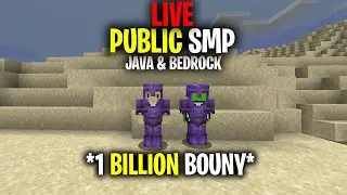 Public Minecraft SMP Server for Java & Bedrock *LIVE* 1.17.1 (Free to Join)  *1 BILLION BOUNTY*