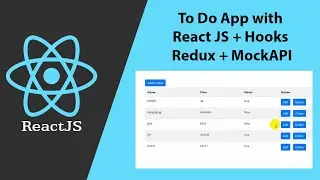 React JS - To Do App with React JS + Hooks + Redux + MockAPI