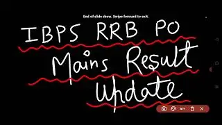 ibps rrb po mains result 2024 #ibpspimainsresult