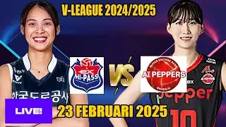 🔴LIVE - HI-PASS vs AI PEPPERS - V-League 2024/2025