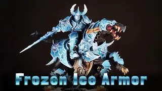 Awesome Frost Ice Armor Paint Tutorial ! - Age of Sigmar Slaves to Darkness Varanguard