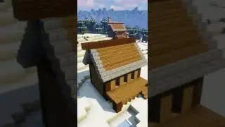 Casas de Minecraft en 1 Minuto: Casa de la Nieve #shorts