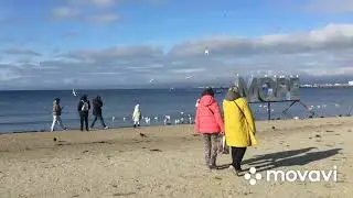 Погода в Анапе в ноябре  смотрите Черное море 28 ноября 2022 г. Anapa today Black Sea