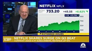 Cramer says Netflix is so far ahead using AI for ads, sees 30% stock