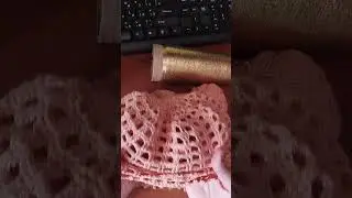 Ажурная шапочка крючком #вязание #crochet #шапочкакрючком