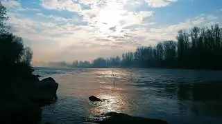 Sounds of Nature - River flow at sunset - River flow sounds for sleep 🎧.