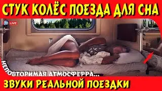 4 ЧАСА СНА ПОД СТУК КОЛЁС. К УТРУ И ПРИЕДЕТЕ. ЗВУКИ ПОЕЗДКИ. Go to bed to the sound of train wheels.