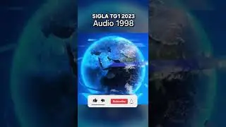 Sigla TG1 2023 (con audio 1998) #shorts