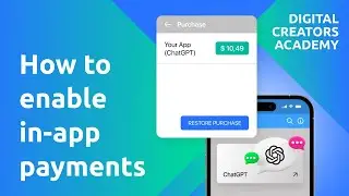 How to enable in-app payments in the Andromo app on the ChatGPT example (Android).