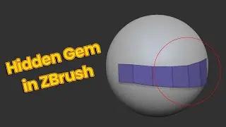 Extrude Move -Edge Action - ZModeler - ZBrush Tutorial