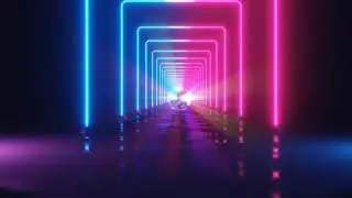 3D Motion Graphic Free Video Background | Neon Light 3D Effect