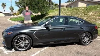 Genesis G70 2019 года - это новейший люксовый спортивный седан