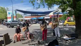 Midnight Removalists at the 2022 ANBC Braddon Busking Festival