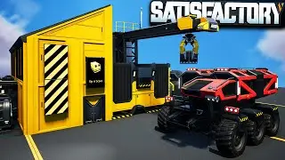 I LOVE Truck Gas Station Setups in Satisfactory!