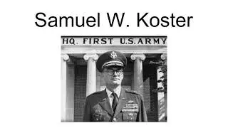 Samuel W. Koster