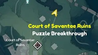 Court of Savantae Ruins/Guide Crystal Puzzle Breakthrough | Wuthering Waves Gameplay!