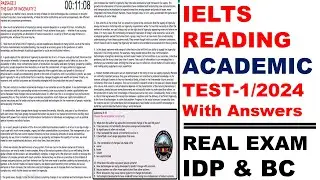 IELTS Reading Actual Test 2024 with Answers | 04.01.2024