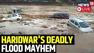 Floods In Haridwar LIVE News | Vehicles Float In Haridwar As Heavy Rains Brings Floods | N18L