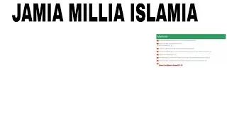 Jamia Millia Islamia Entrance Test 2021 ||Jamia Entrance 2021