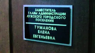 В Лужской администрации