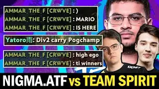 Nigma.ATF vs Team Spirit - Collapse Magnus vs Highest Winrate Hero