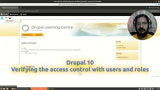 Drupal 10 - Verifying the access control with users and roles