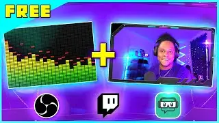 IT REACTS TO MUSIC! Twitch Camera Overlay with Audio Visualizer (OBS Studio, Streamlabs OBS)