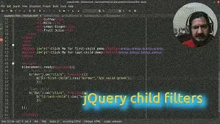 jQuery child filters