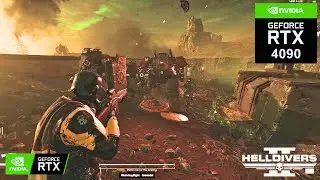 HELLDIVERS 2: NEW PLANET SHELT on RTX 4090 24GB (4K Maximum Graphics)