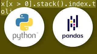 Getting (index, column) pairs for True elements of a boolean DataFrame in Pandas