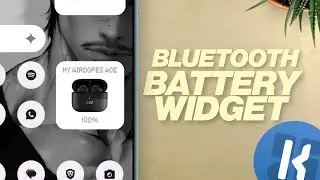 Bluetooth Device Battery Widget • TUTORIAL+DOWNLAOD