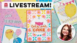 Let's Create the MOST POPULAR Card - BIRTHDAY CARDS! | Scrapbook.com