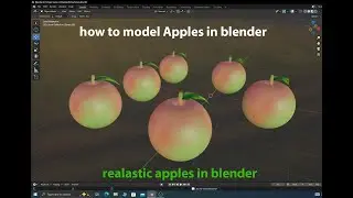 how to make Apples in blender [ how to paint apples in blender ]