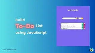 Build a To-do List App in HTML CSS JavaScript | BEGINNER TUTORIAL (Hindi)