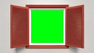 Window Open VFX Green Screen HD No Copyright