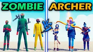 ZOMBIES vs ARCHERS | Colossal BATTLE in TABS - Totally Accurate Battle Simulator