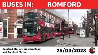 London buses in Romford 25/03/2023