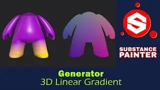 3D Linear Gradient Textures in Substance Painter - Beginners Tutorial