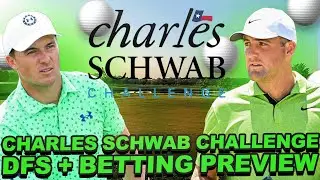 2024 Charles Schwab Challenge DFS + Betting Preview : Stats + Model, Draftkings Core, Values + Bets