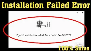 How To Fix Google Chrome Installation Failed Error Code 0xa0430721 In Windows 10