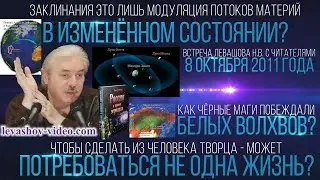 Как работают заклинания и заговоры, звуковые вибрации перераспределяют потоки материй (Левашов Н.В.)