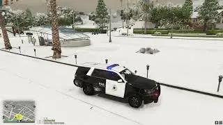 PLAYING LSPDFR - EP#9 - FEMALE  FBI ON MISSION HEAVY SNOWFALL   - GTA5 GAMEPLAY #lspdfr
