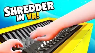 Shredding MY HAND Hand Other Dumb Things in VR - Shred VR