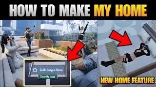 HOW TO BUILD MY HOME IN PUBG MOBILE | HOME MODE NEW FEATURE IN PUBG MOBILE | HOW TO GET HOME COINS ?