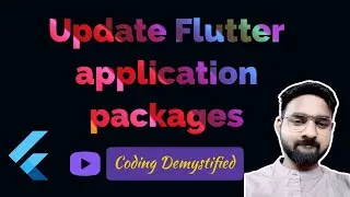 How to update flutter packages in flutter application pubspec.yaml | Flutter